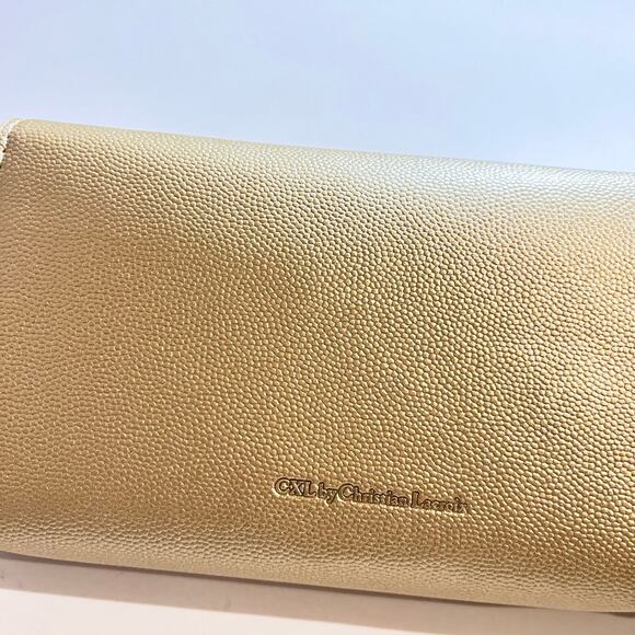 CXL BY Christian Lacroix Bali Caviar Small Clutch Wristlet Purse - Picture 7 of 11